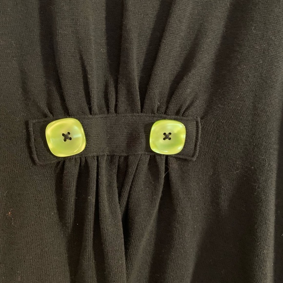Abbie Mags black and chartreuse cardigan…..very good condition! - Picture 5 of 8
